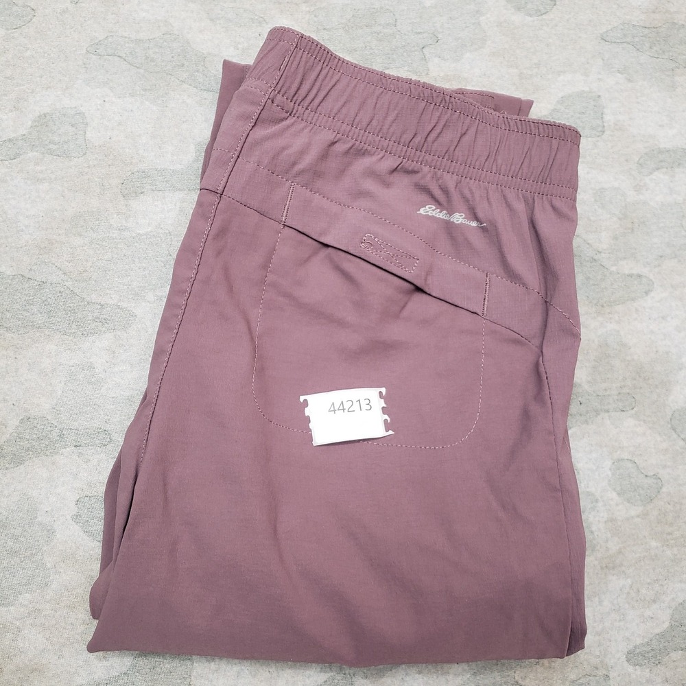 Eddie Bauer Pants Womens 0 Purple First Ascent Pockets Pull On - Picture 13 of 13